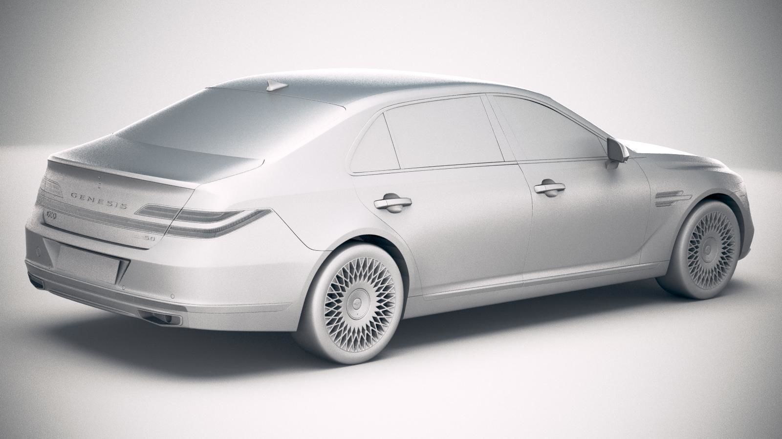 Genesis G90 2020 3D model_20