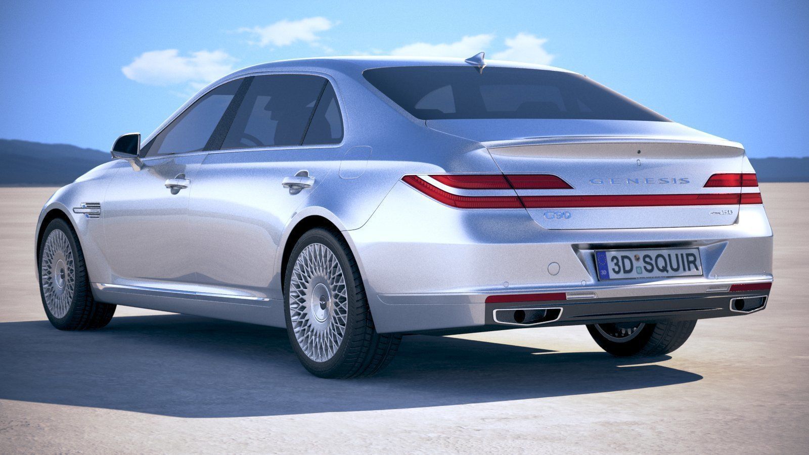 Genesis G90 2020 3D model_13
