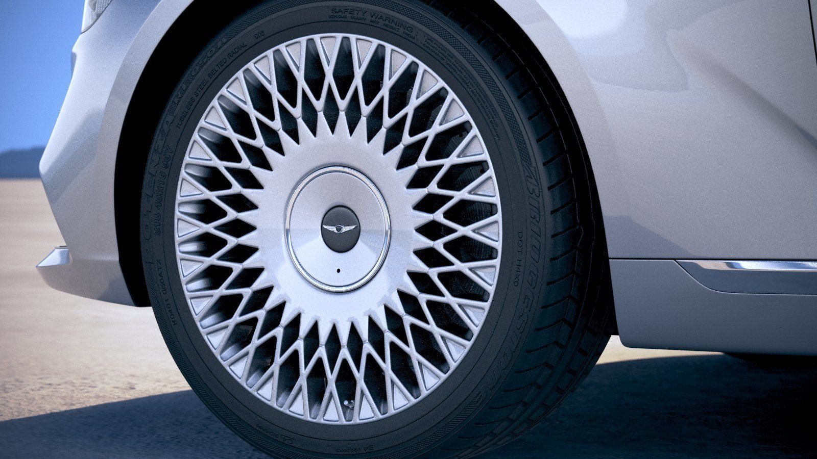 Genesis G90 2020 3D model_14