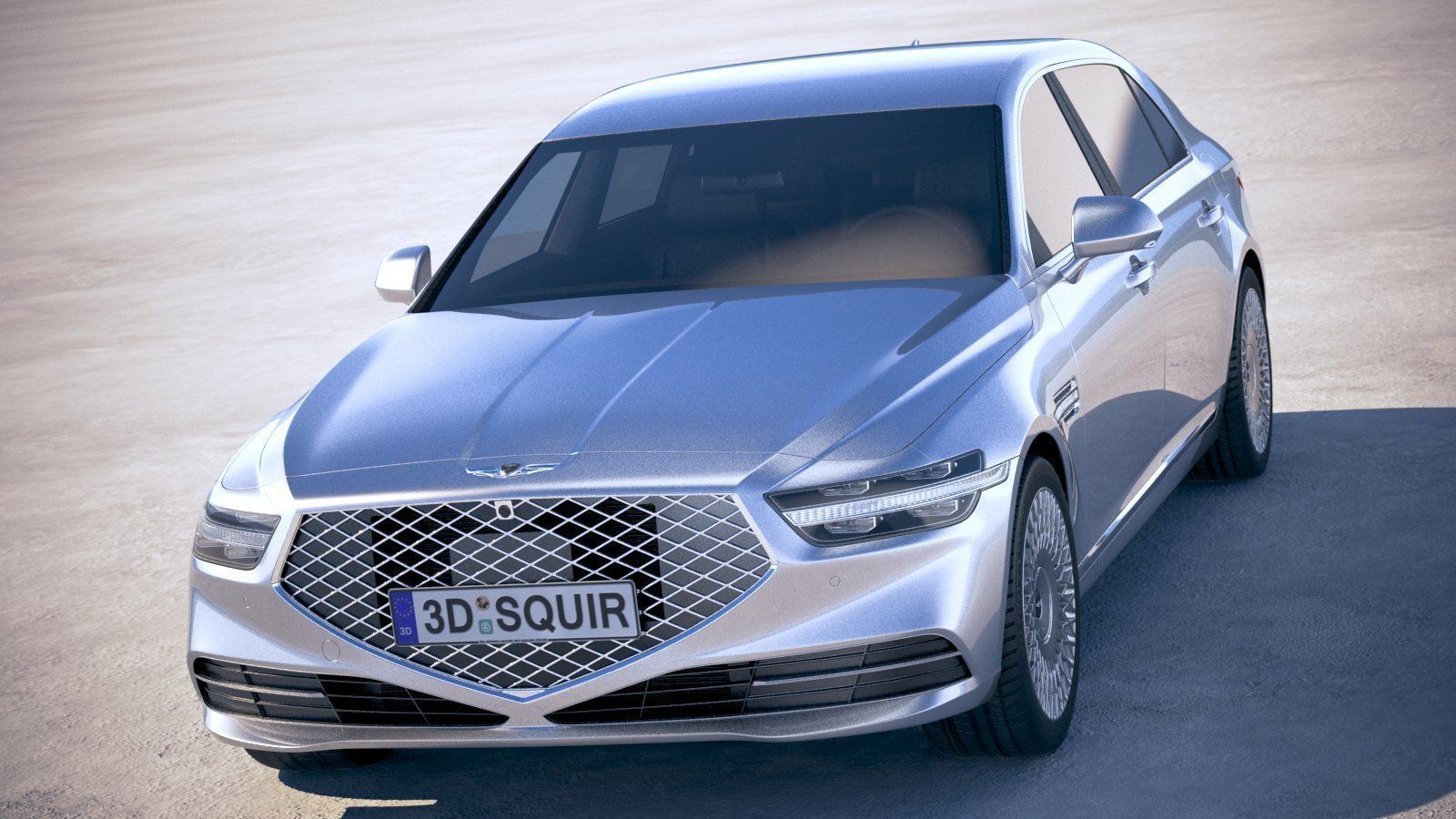 Genesis G90 2020 3D model_1