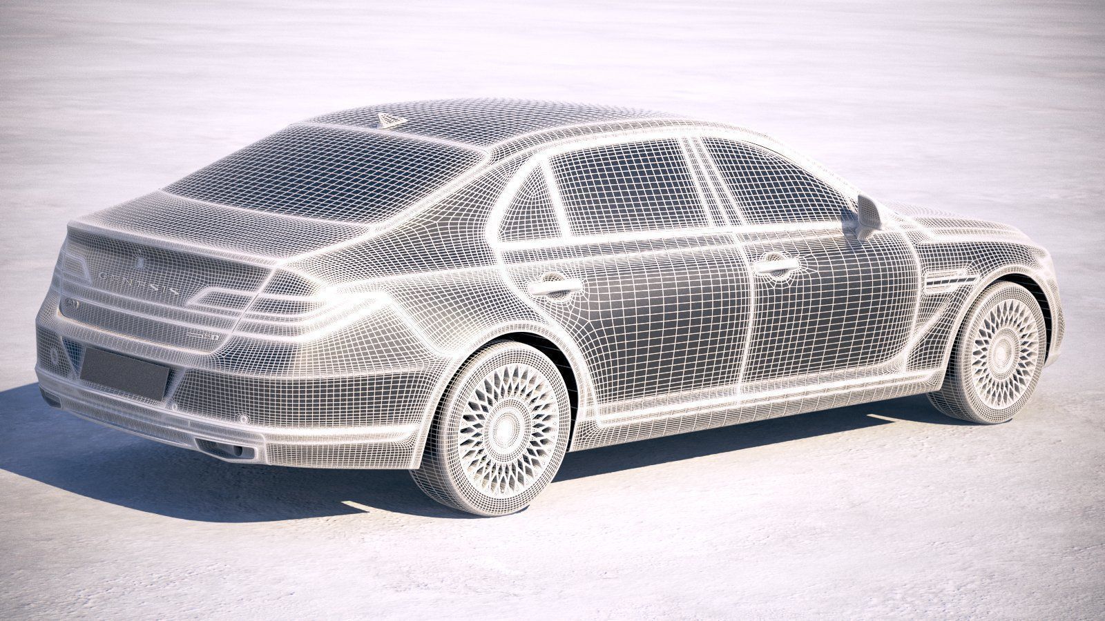 Genesis G90 2020 3D model_25