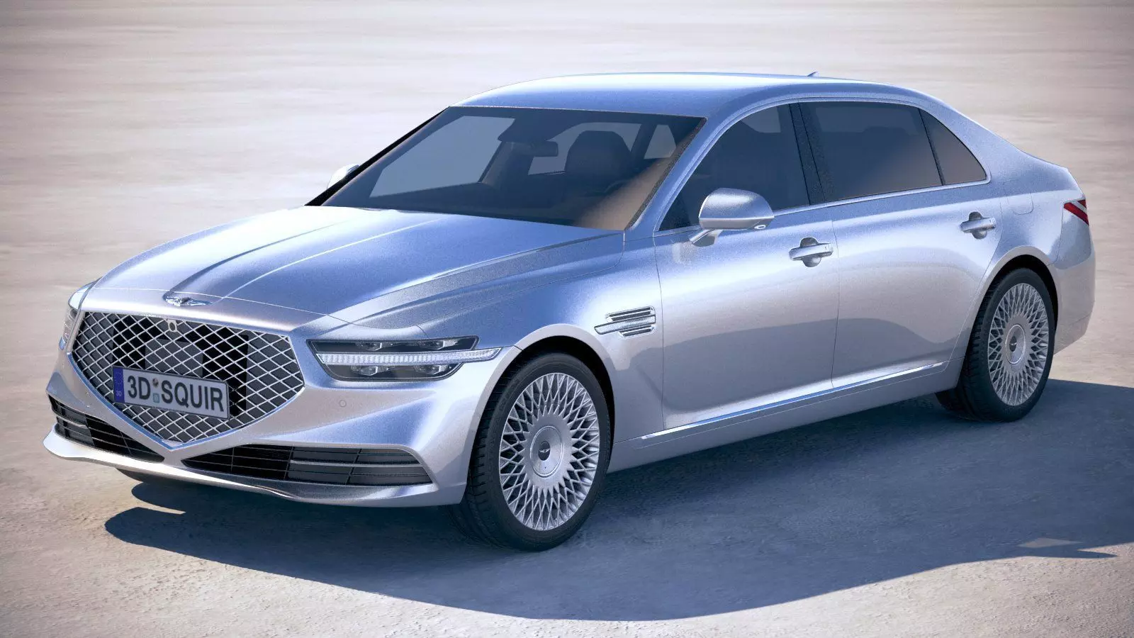 Genesis G90 2020 3D model_0