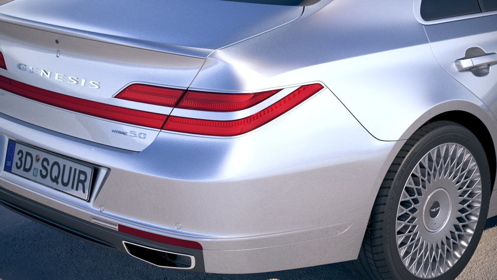 Genesis G90 2020 3D model_3