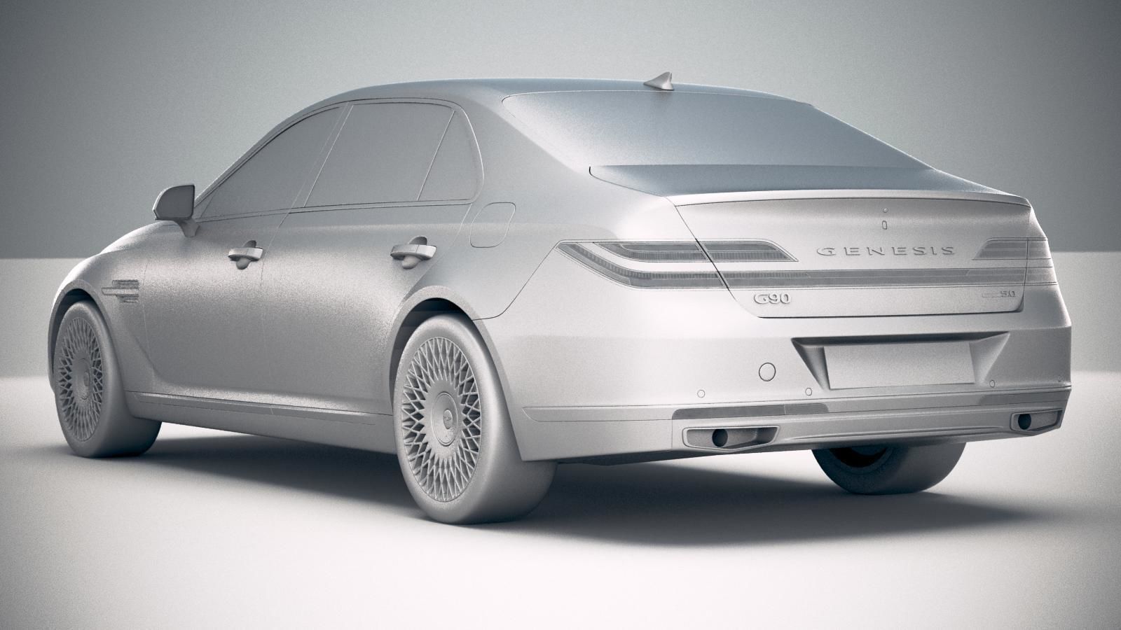 Genesis G90 2020 3D model_23