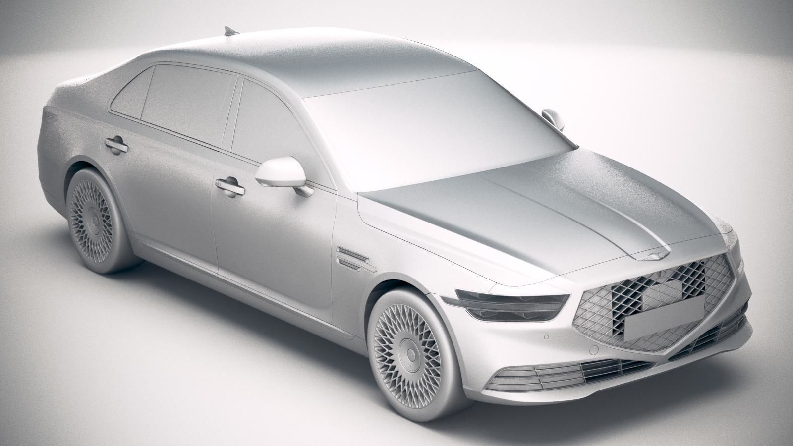 Genesis G90 2020 3D model_21