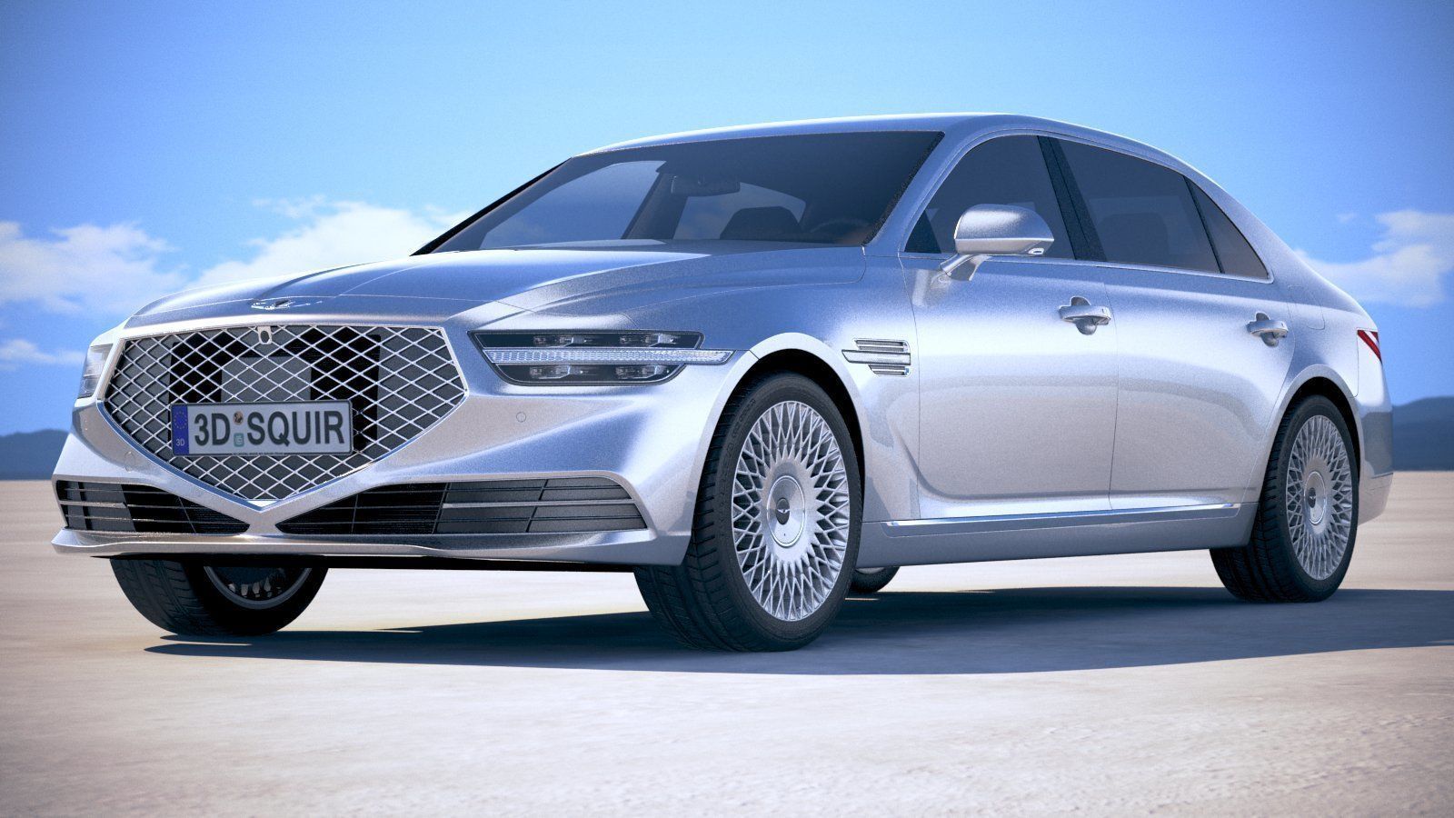 Genesis G90 2020 3D model_12