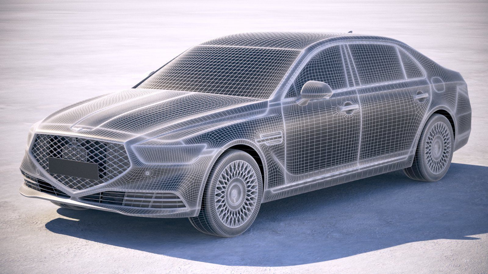 Genesis G90 2020 3D model_24