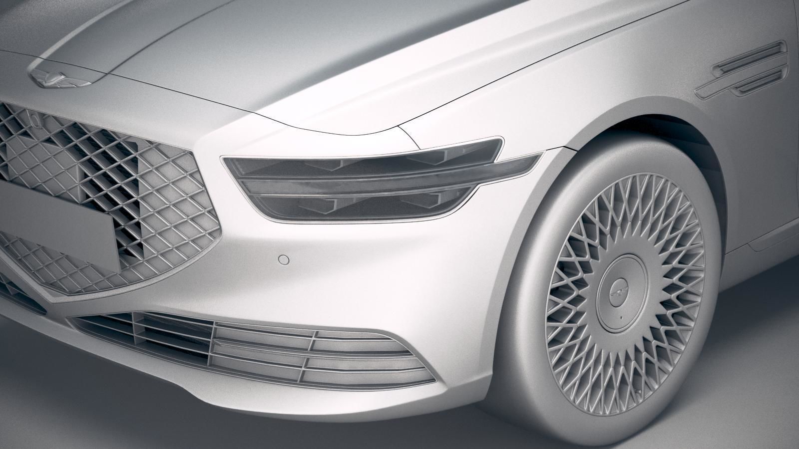 Genesis G90 2020 3D model_18
