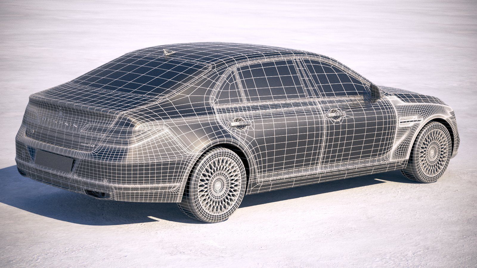 Genesis G90 2020 3D model_27