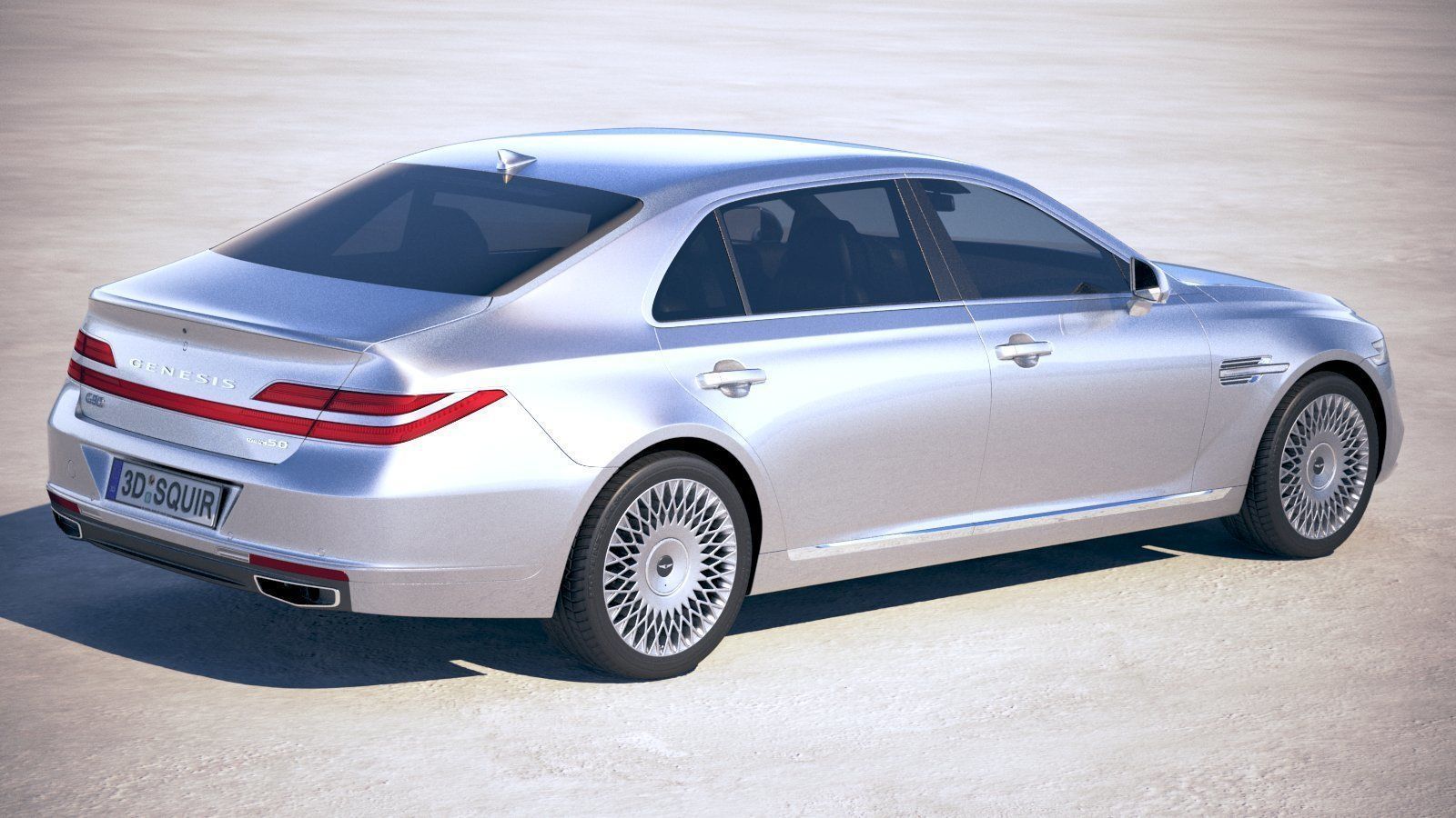 Genesis G90 2020 3D model_4