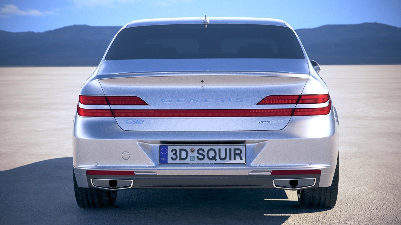 Genesis G90 2020 3D model_10