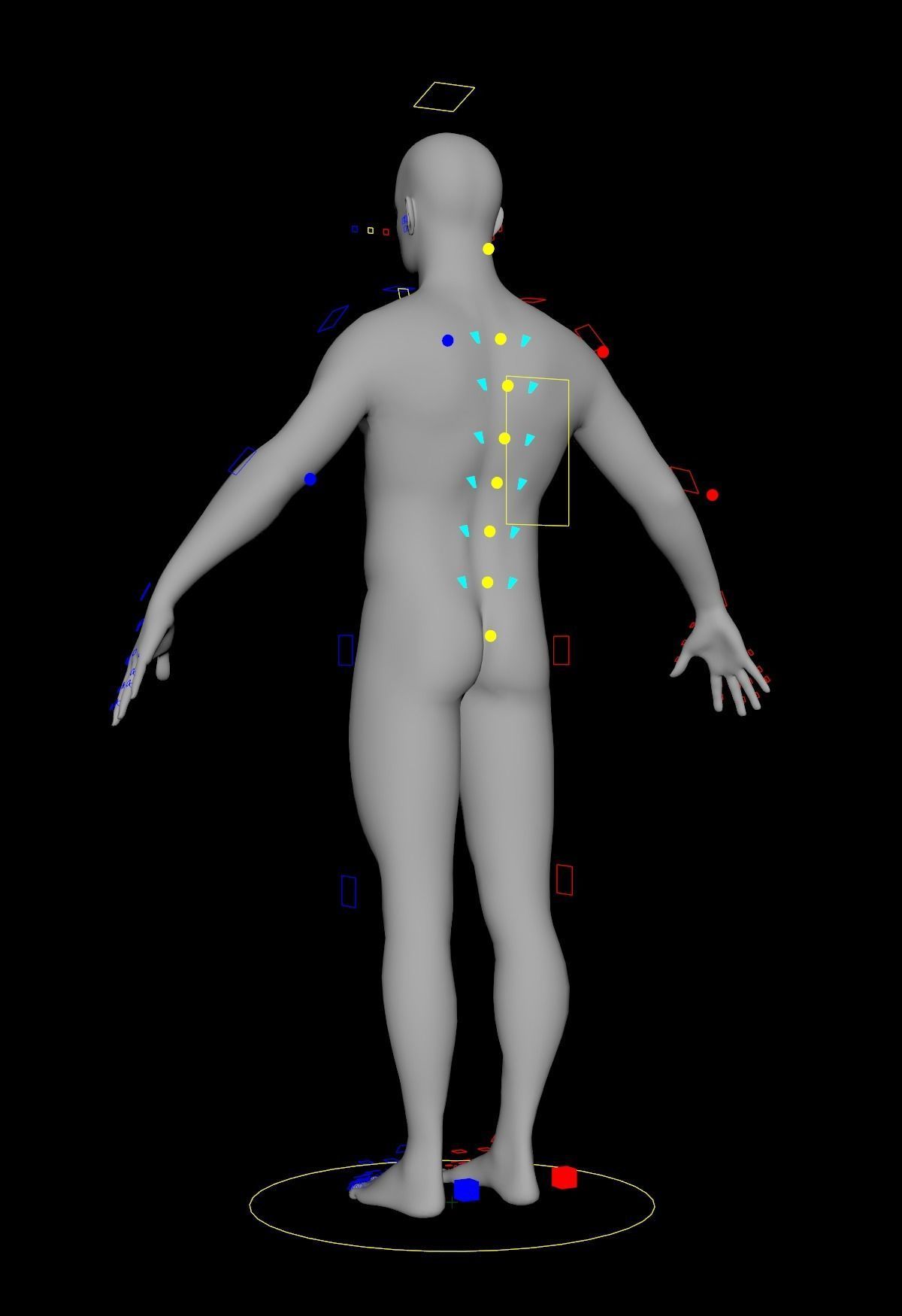 Cinematic Male 001 - Advanced Body - Face Rig - GUI Low-poly 3D model_15
