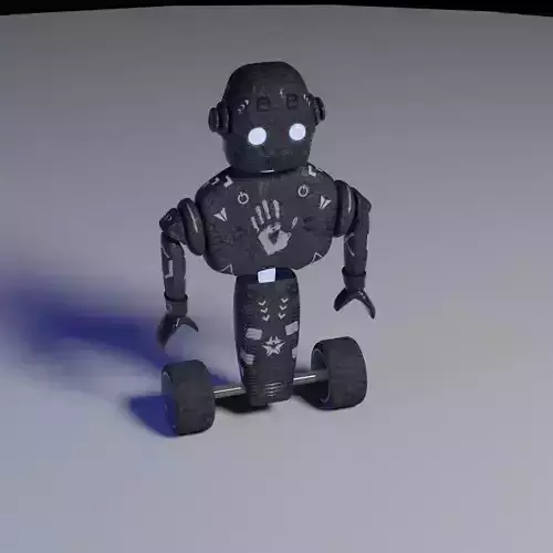 Character - Robot Low-poly 3D model