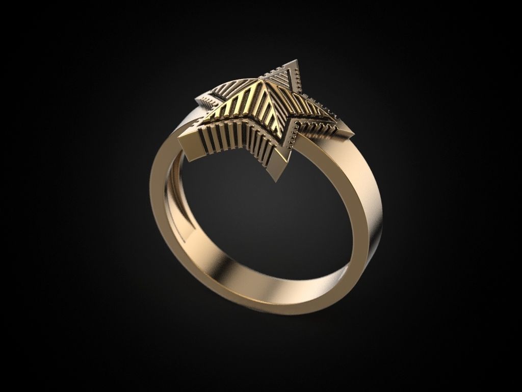 Ring star 2 3D print model_10