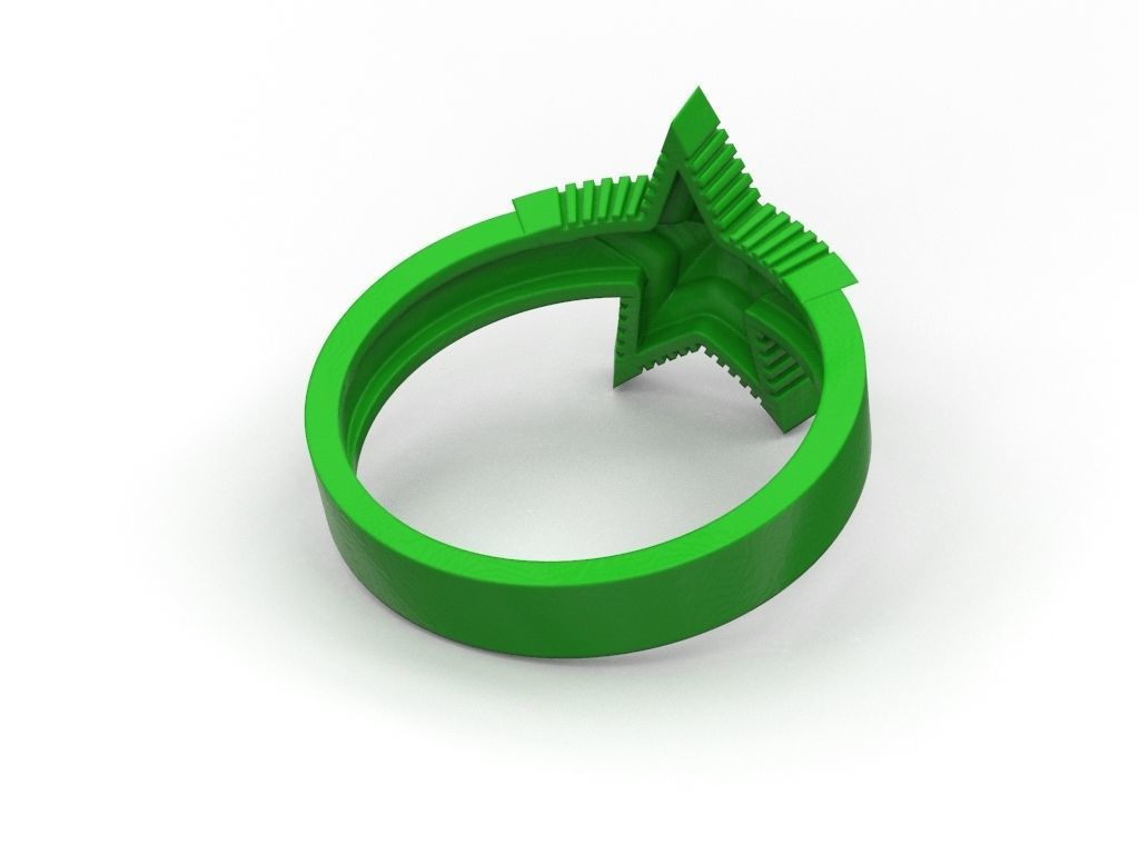 Ring star 2 3D print model_7