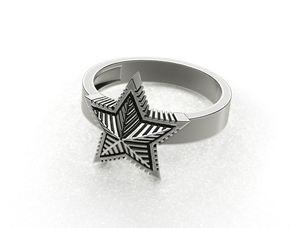 Ring star 2 3D print model_15