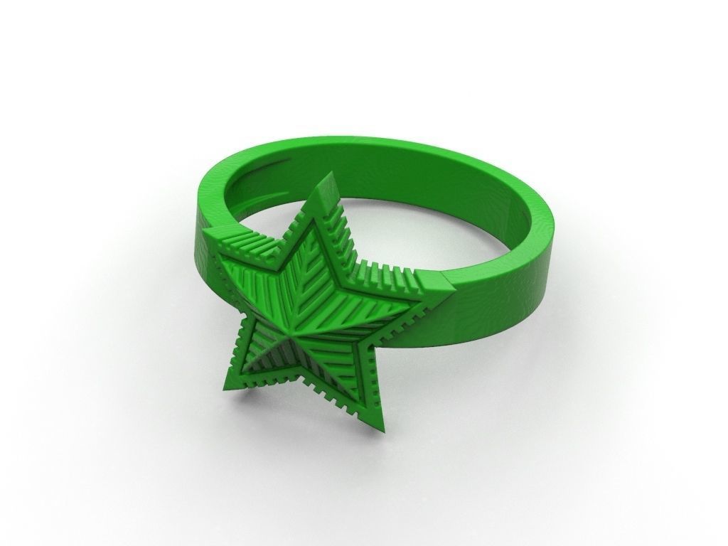 Ring star 2 3D print model_6