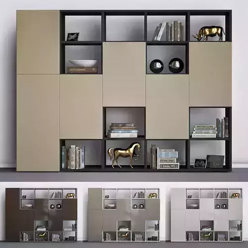 Wardrobe with decorative set 5