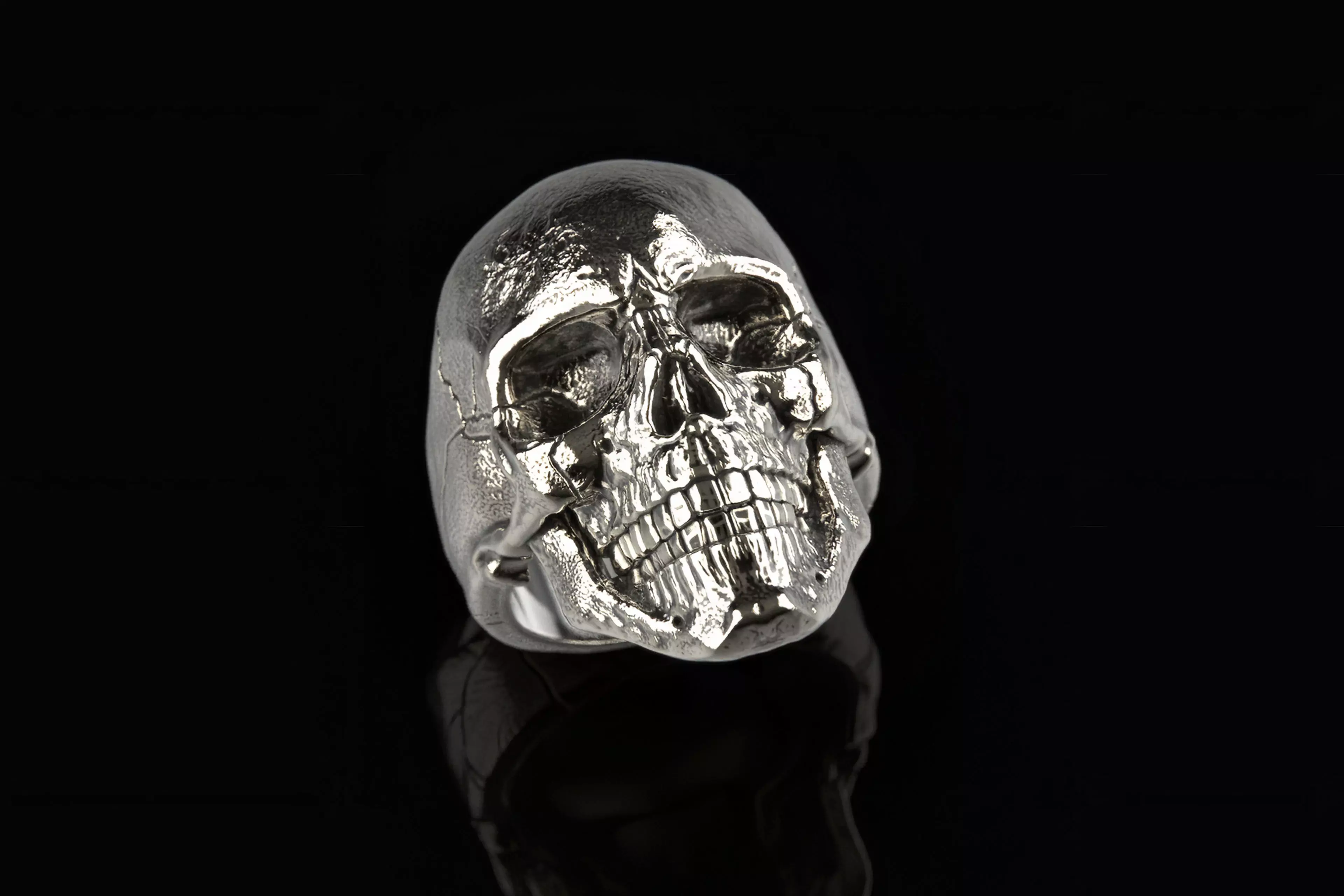 Skull ring 02 3D print model_0
