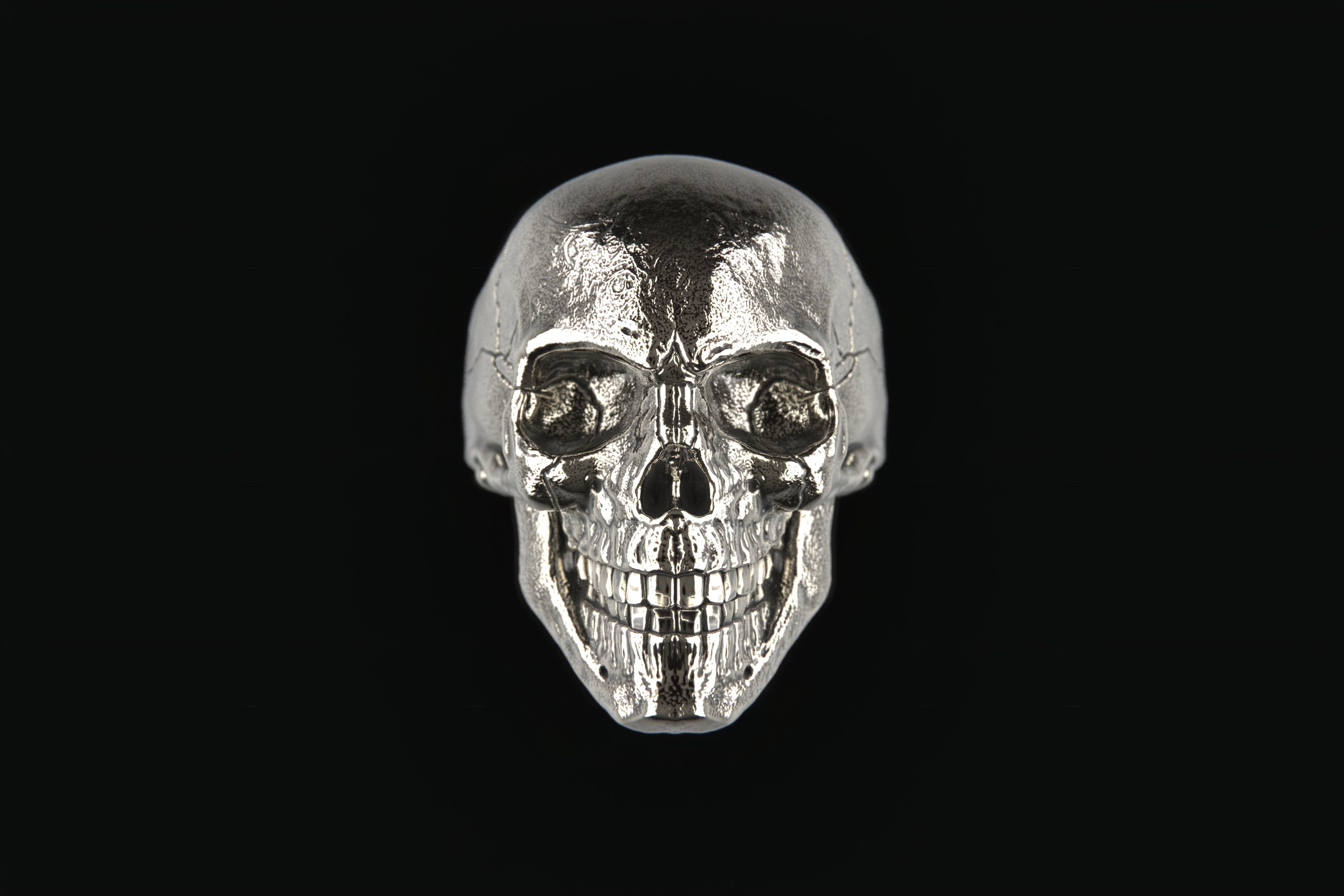 Skull ring 02 3D print model_3
