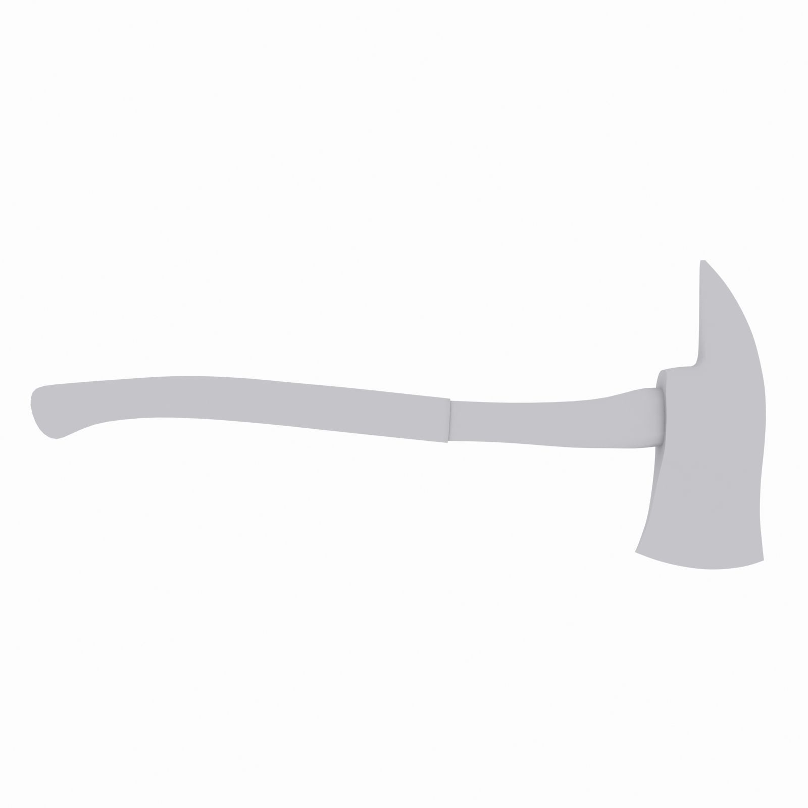 Fire Axe 1 Low-poly 3D model_1