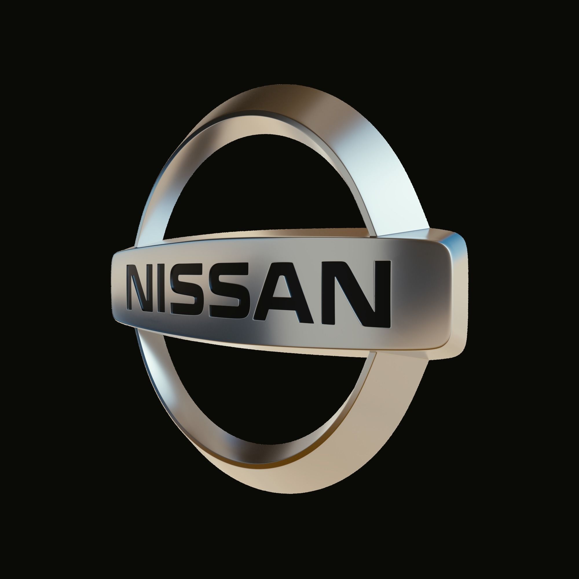 Nissan Logo 3D model_2