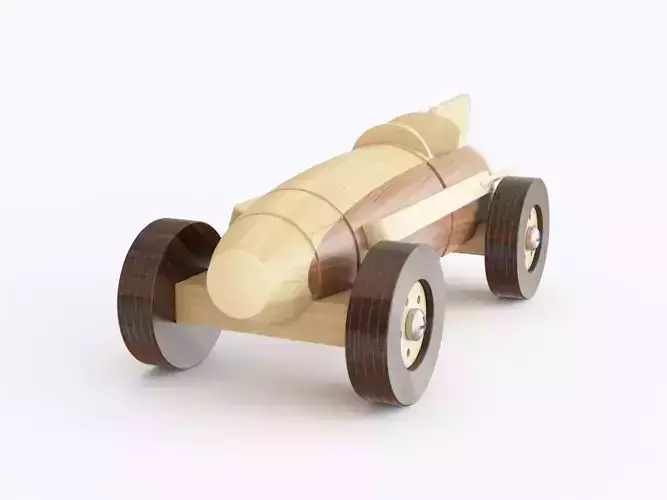 Wooden toy car 07