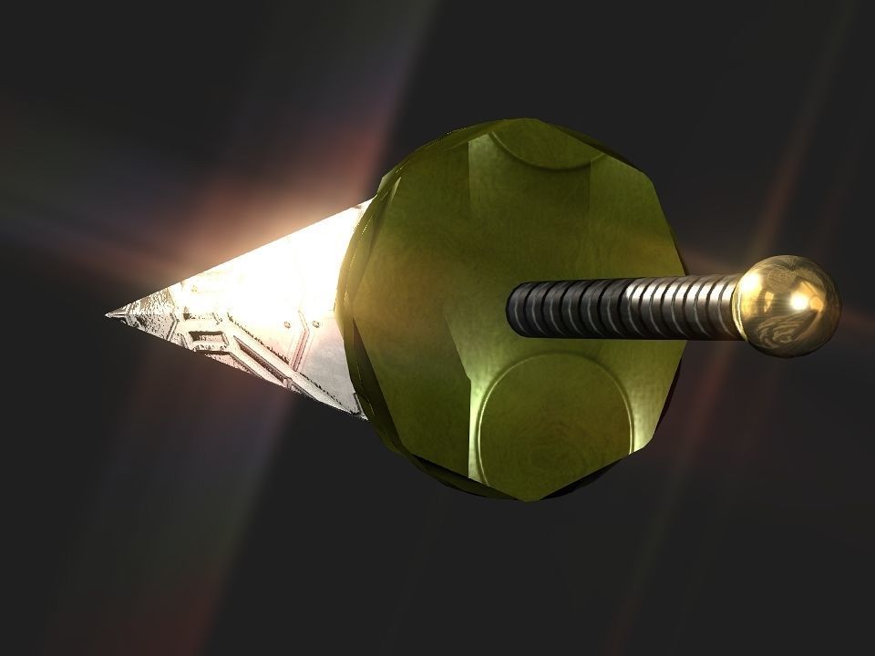 3D printable lance 3D print model_42