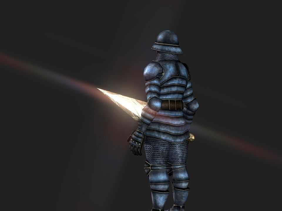 3D printable lance 3D print model_2