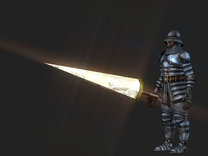 3D printable lance 3D print model