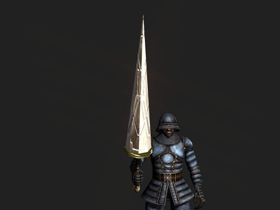 3D printable lance 3D print model_19