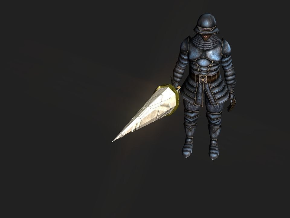 3D printable lance 3D print model_6