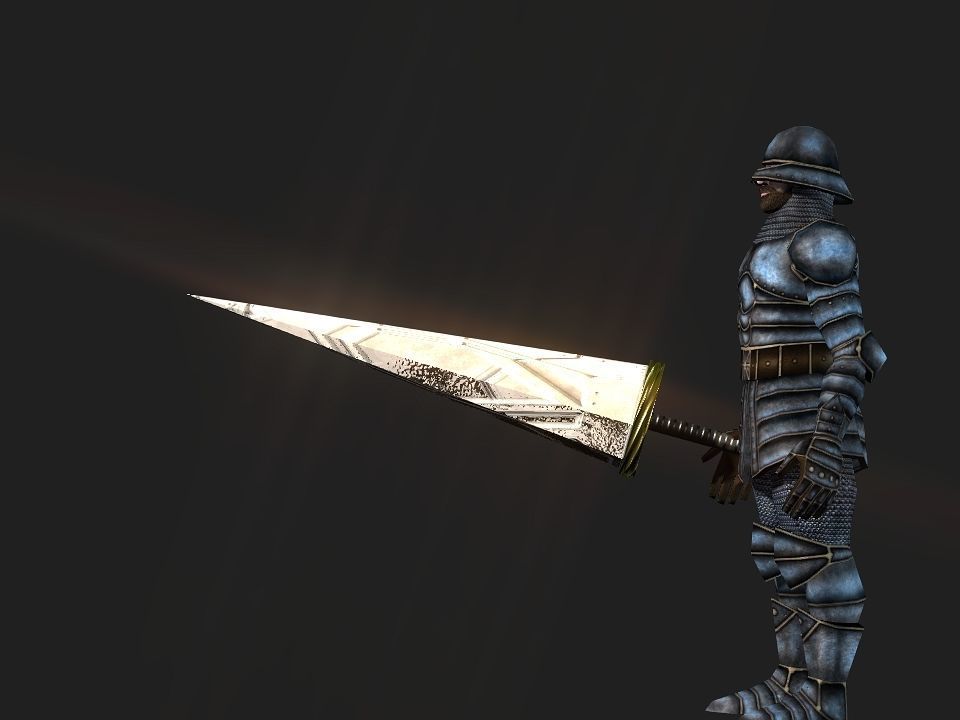 3D printable lance 3D print model_4