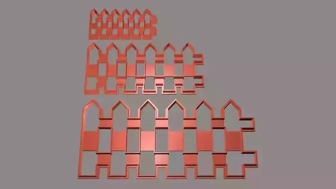 House Defense Cookie Cutter Set 3D print model