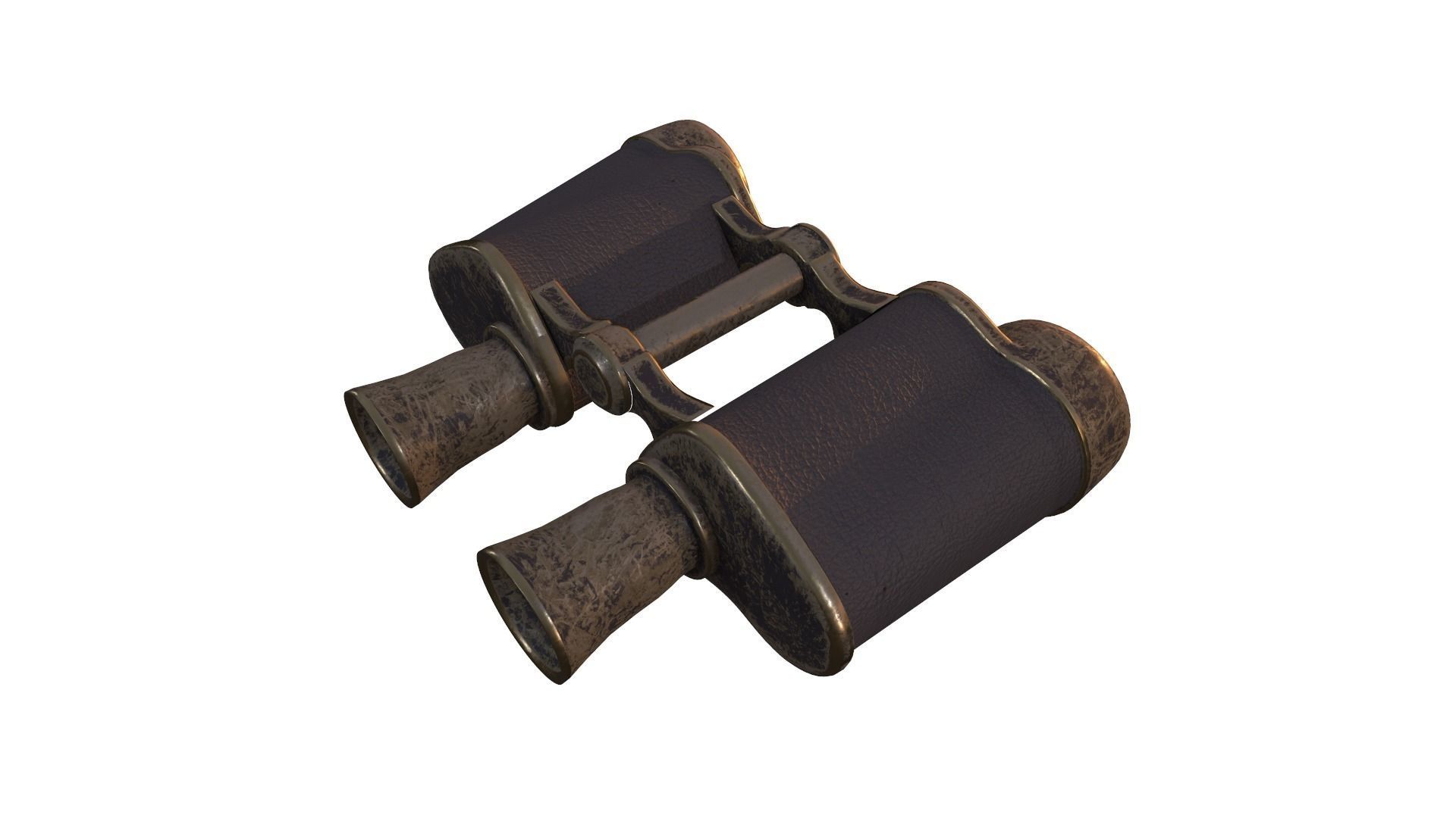 Binoculars Low-poly 3D model Low-poly 3D model_12