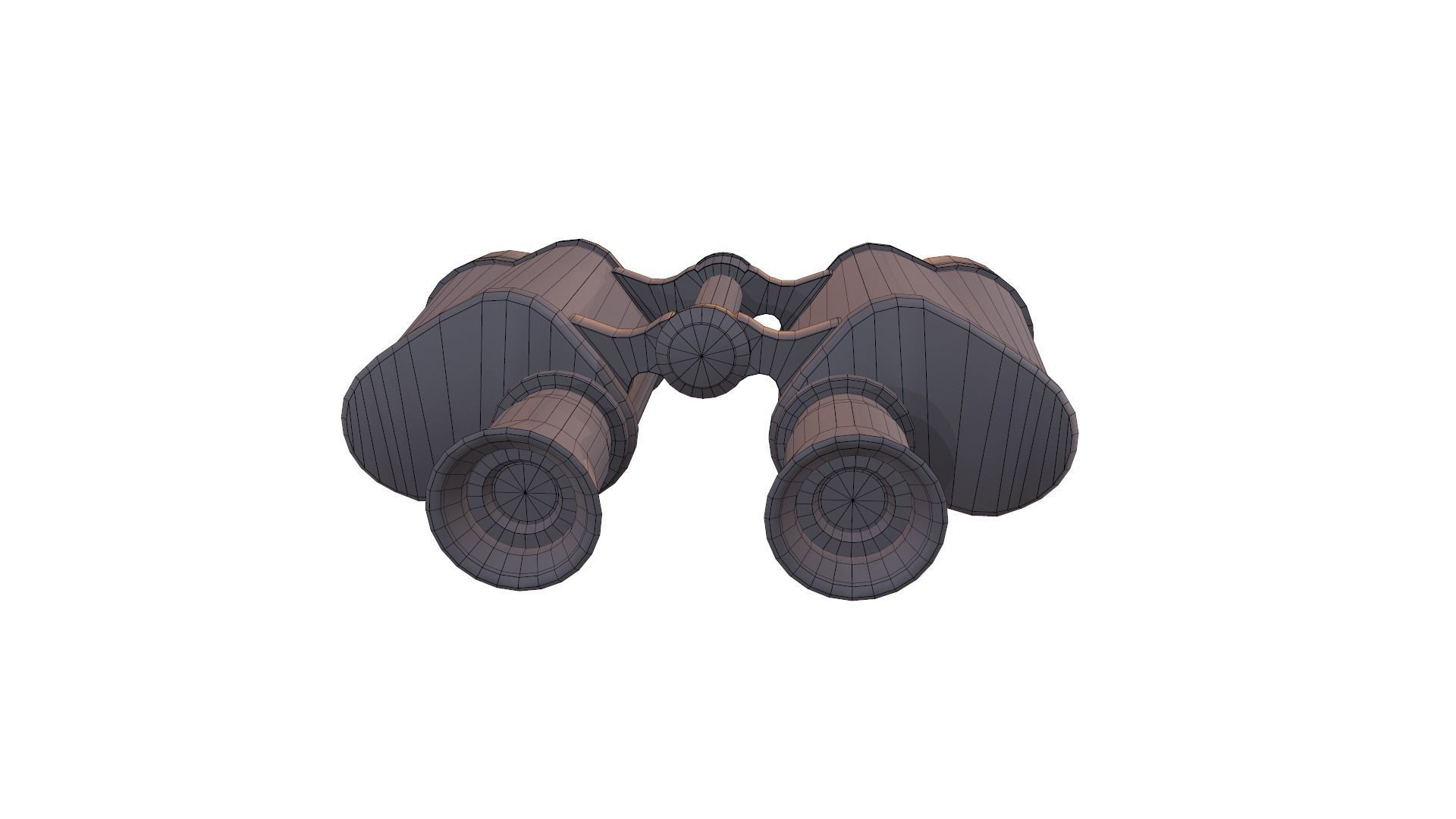 Binoculars Low-poly 3D model Low-poly 3D model_22