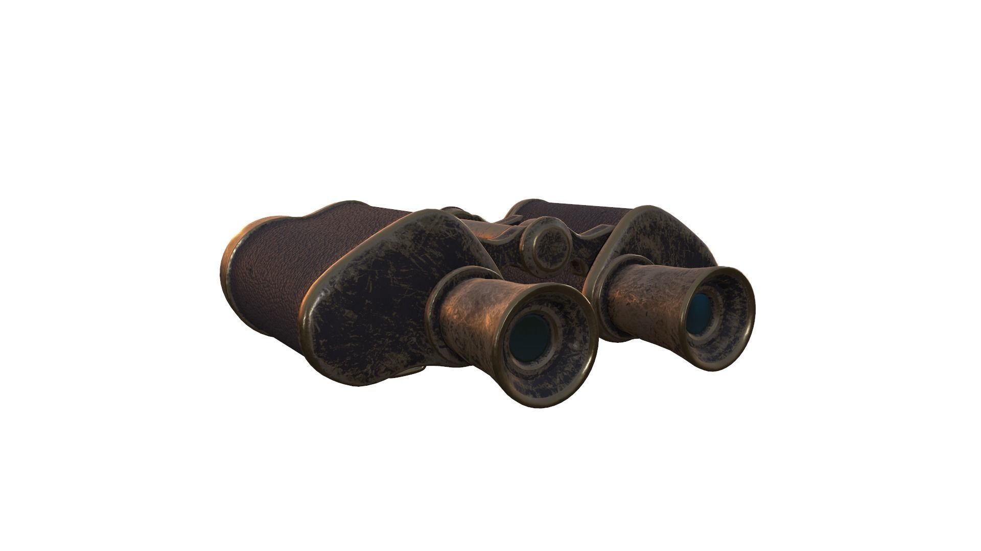 Binoculars Low-poly 3D model Low-poly 3D model_3
