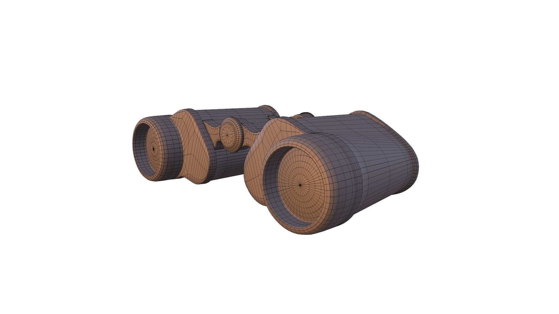 Binoculars Low-poly 3D model Low-poly 3D model_26