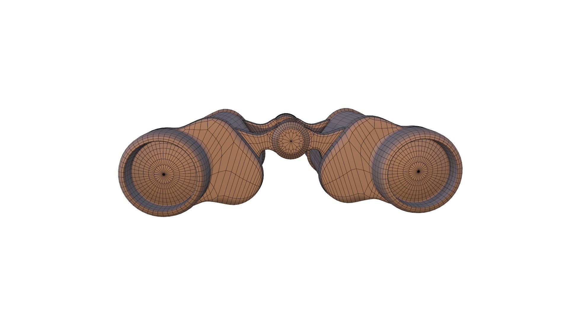Binoculars Low-poly 3D model Low-poly 3D model_25