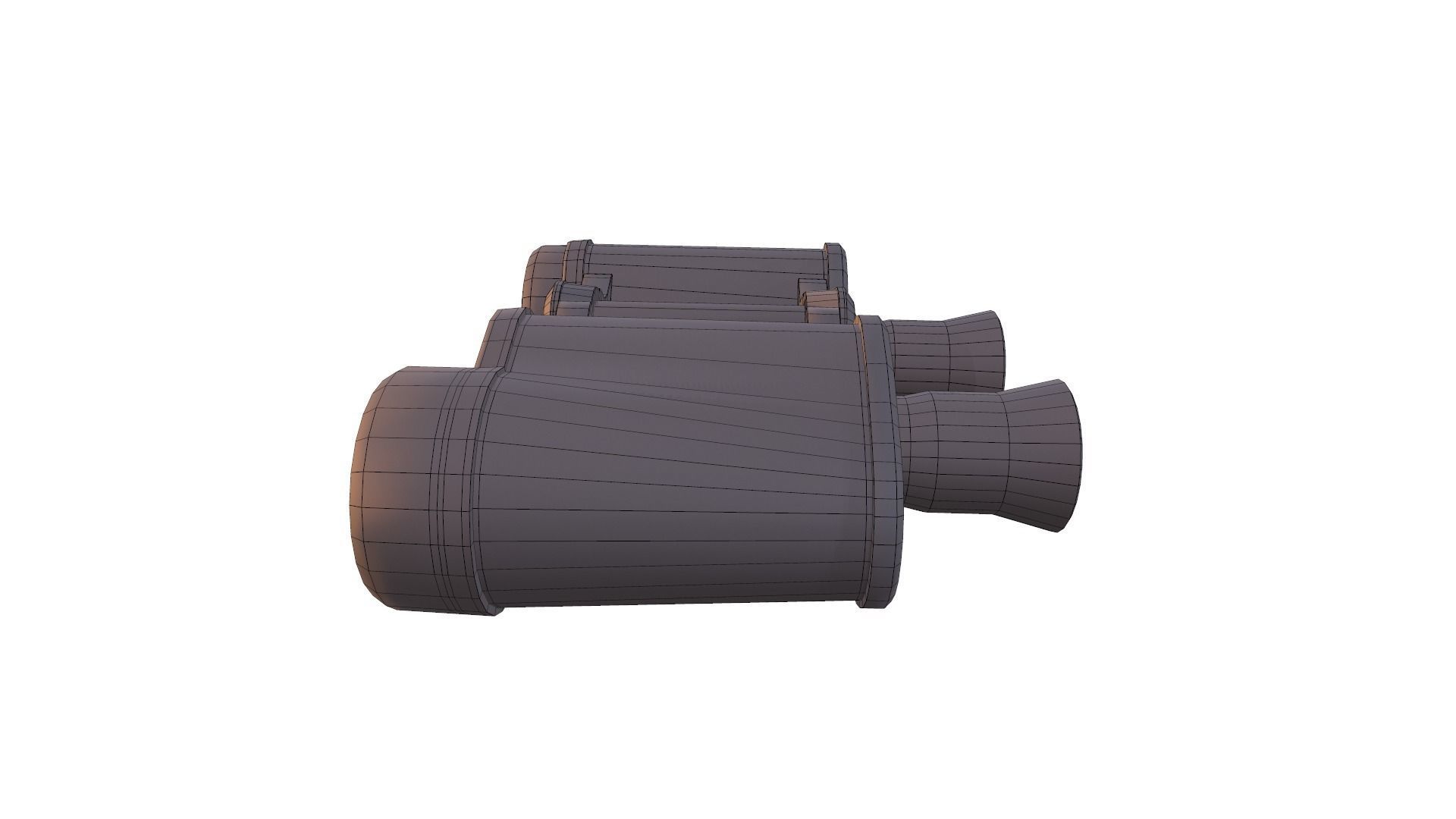 Binoculars Low-poly 3D model Low-poly 3D model_20