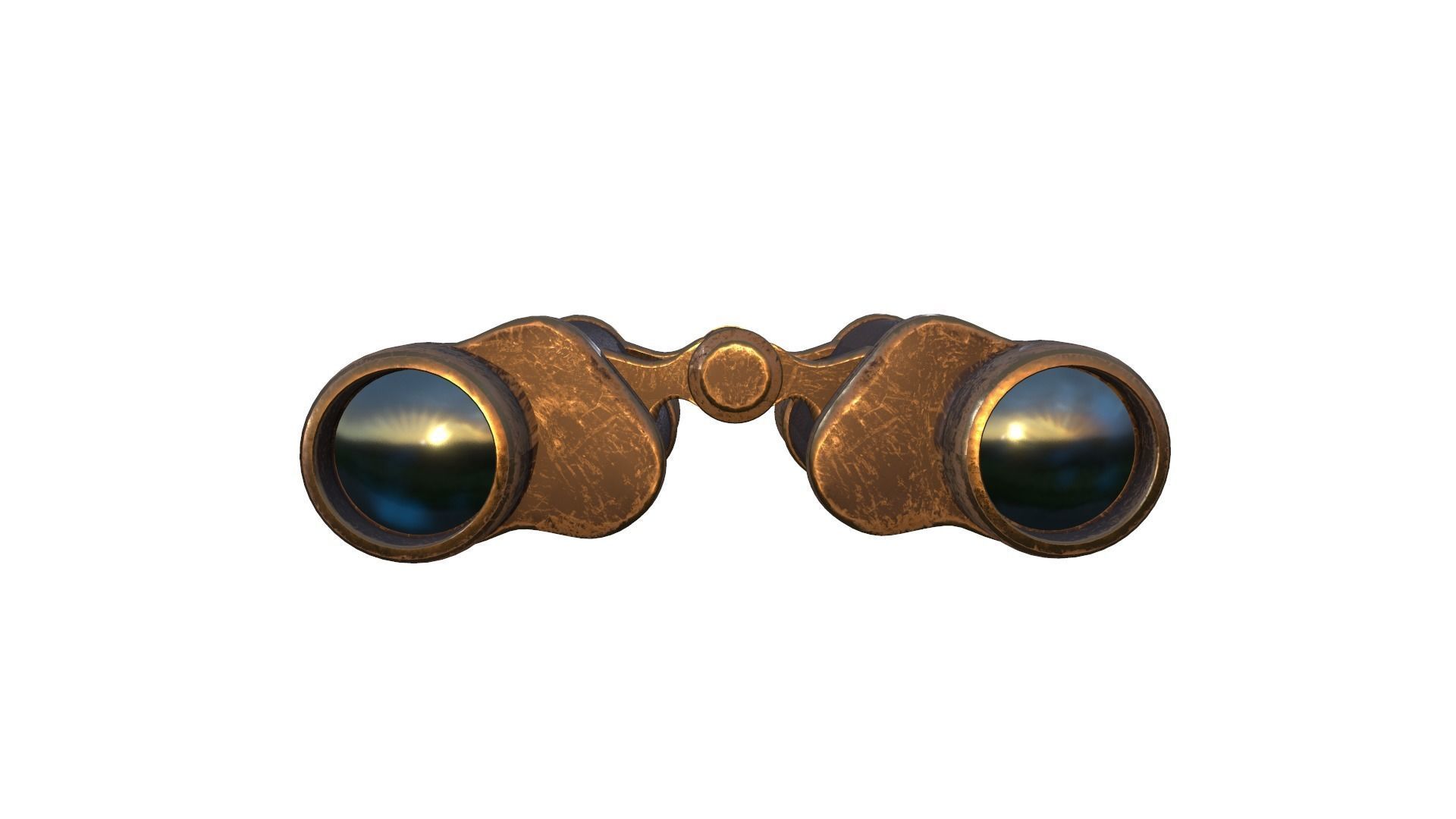 Binoculars Low-poly 3D model Low-poly 3D model_8