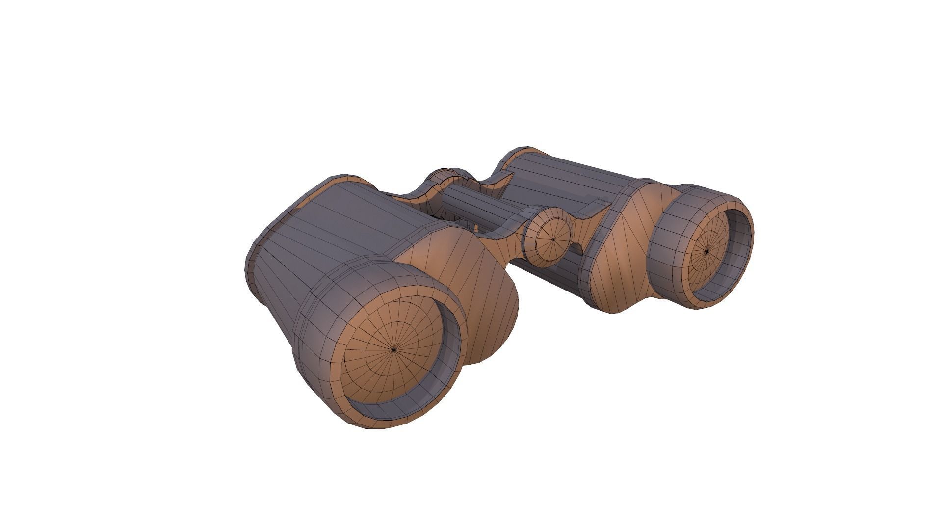 Binoculars Low-poly 3D model Low-poly 3D model_17