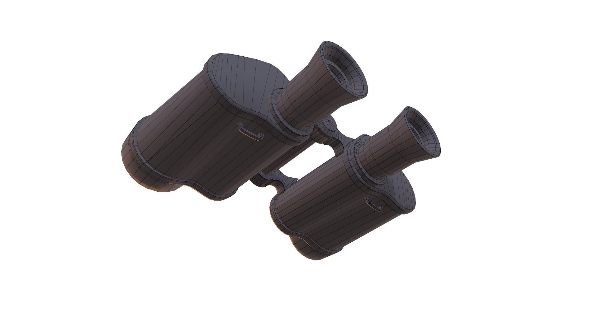Binoculars Low-poly 3D model Low-poly 3D model_23