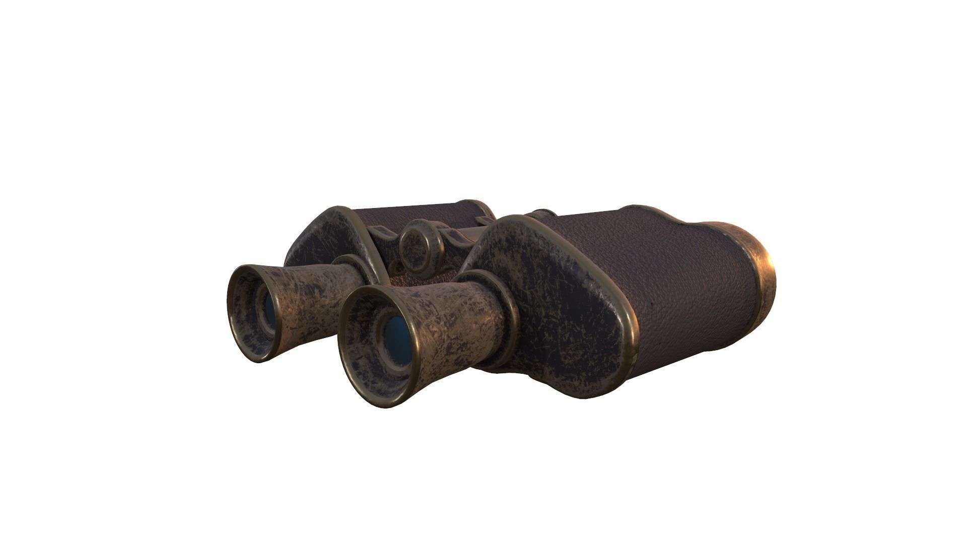 Binoculars Low-poly 3D model Low-poly 3D model_5