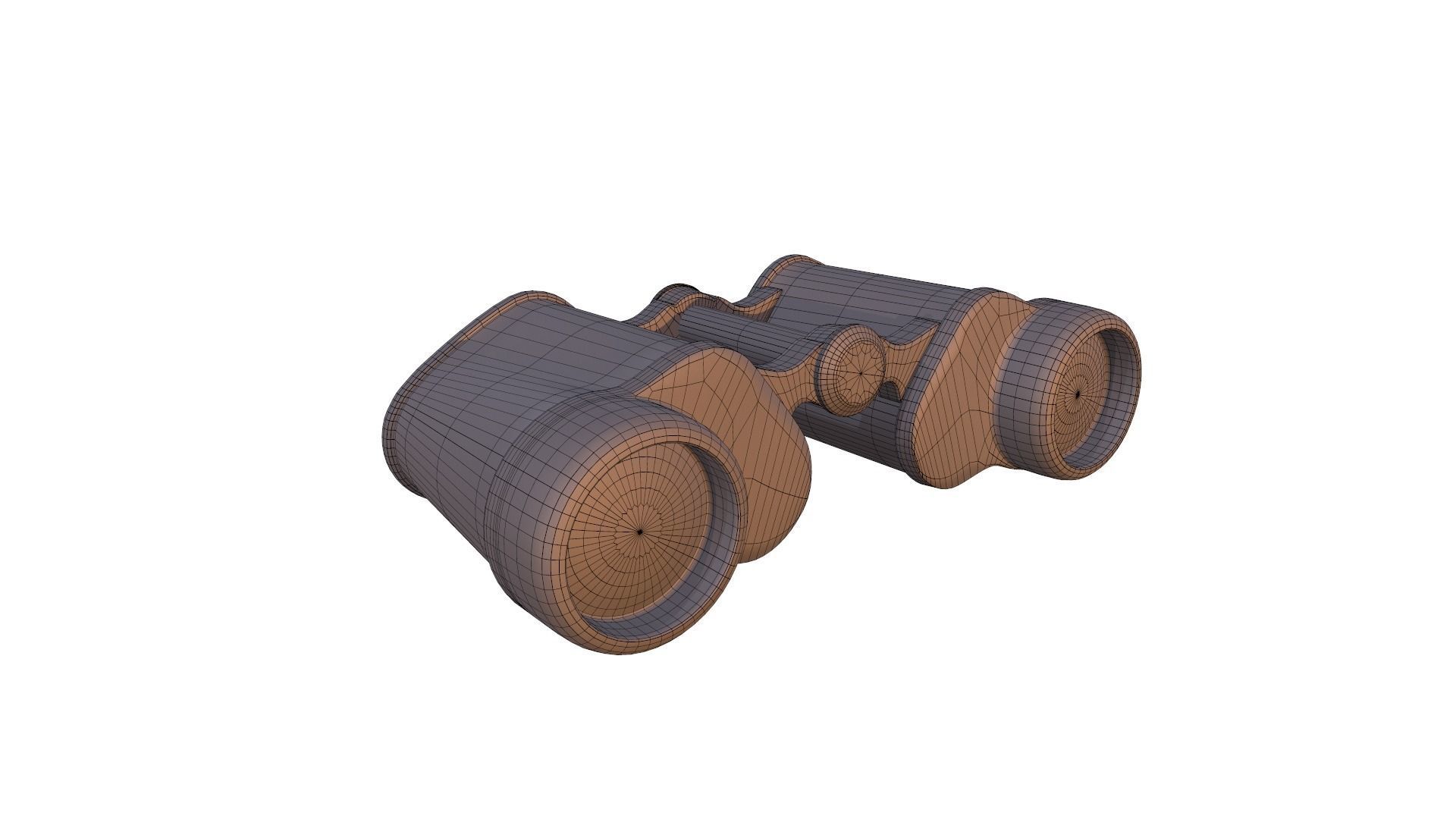 Binoculars Low-poly 3D model Low-poly 3D model_24
