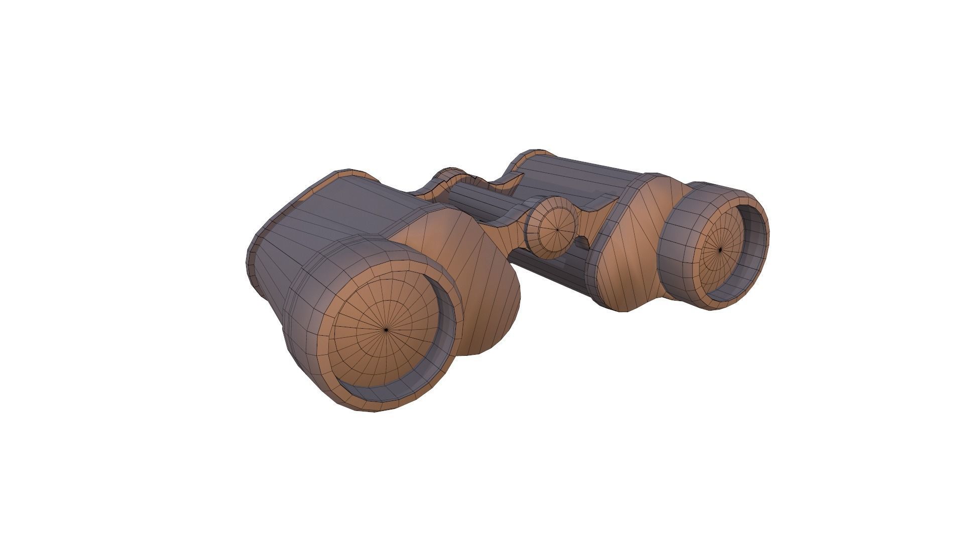 Binoculars Low-poly 3D model Low-poly 3D model_16