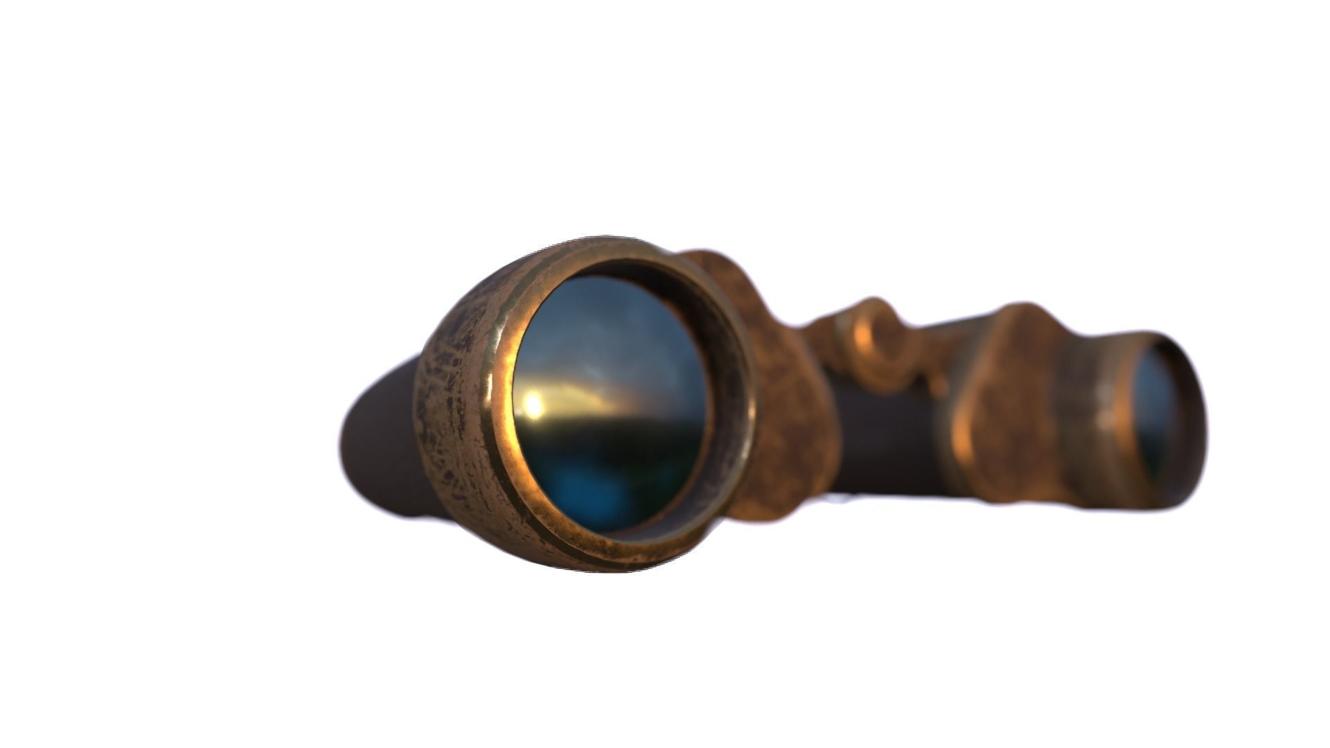 Binoculars Low-poly 3D model Low-poly 3D model_15