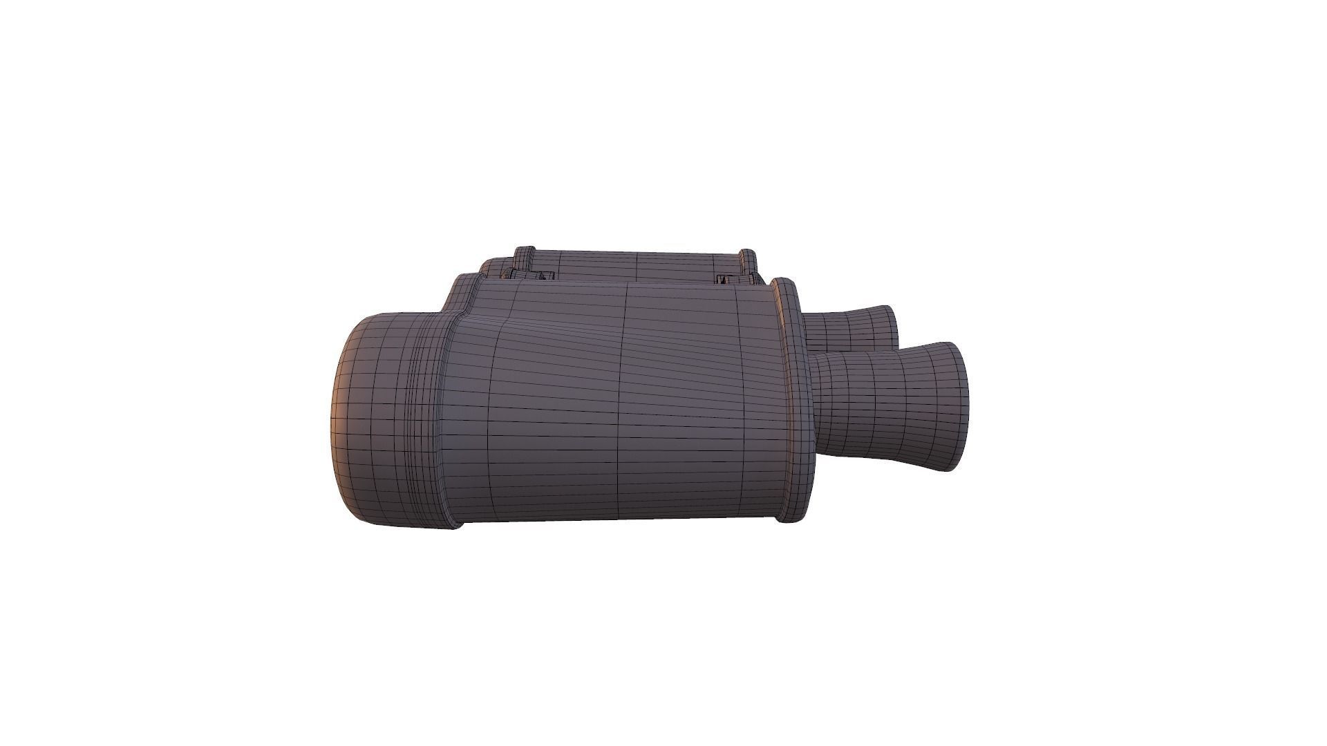 Binoculars Low-poly 3D model Low-poly 3D model_27