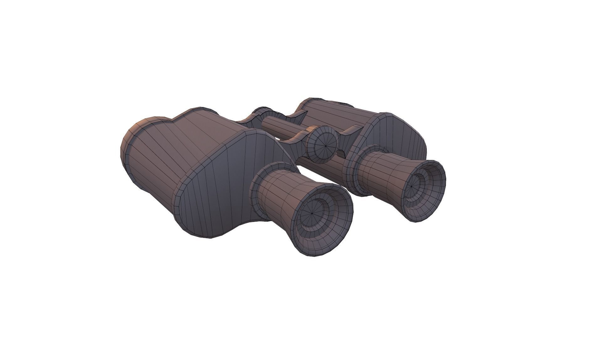 Binoculars Low-poly 3D model Low-poly 3D model_21
