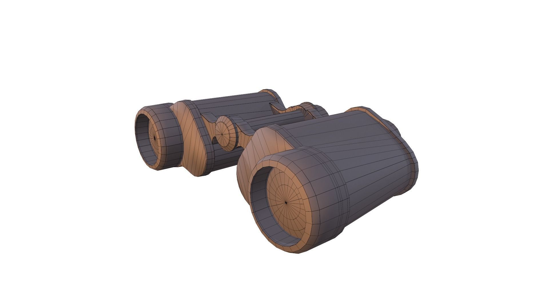 Binoculars Low-poly 3D model Low-poly 3D model_19